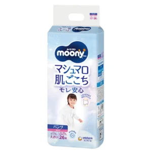 Moony Man Marshmallow Skin Feel Pants XXL26 for Girls (13-28 kg)